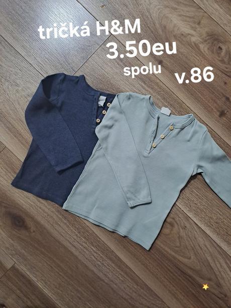 Tričká h&m, h&m,86