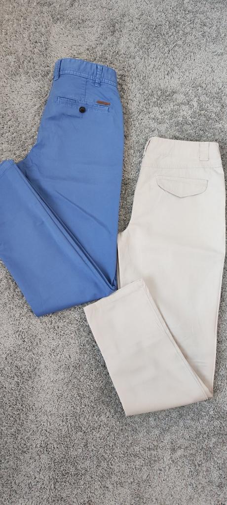 2x chino nohavice mcneal a primark, 164
