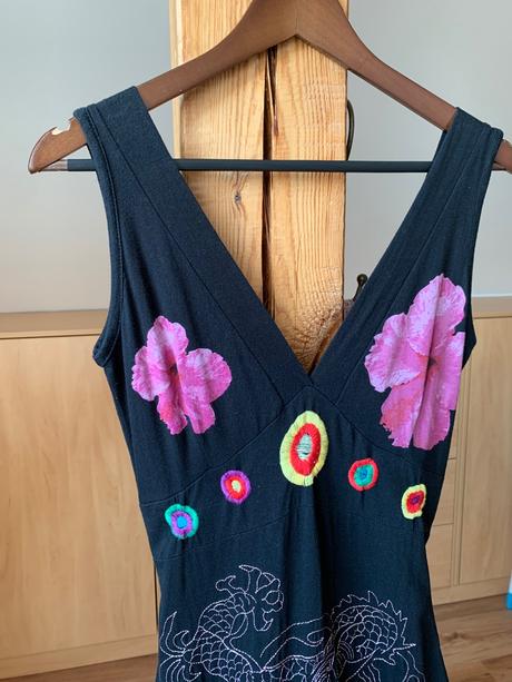 Desigual šaty čierne, desigual,s