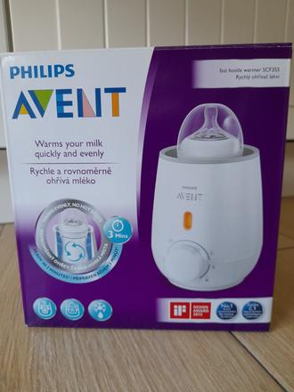 Ohrievačka na mlieko, avent