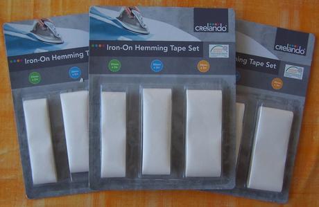 Zažehľovacie pasky na textil, 