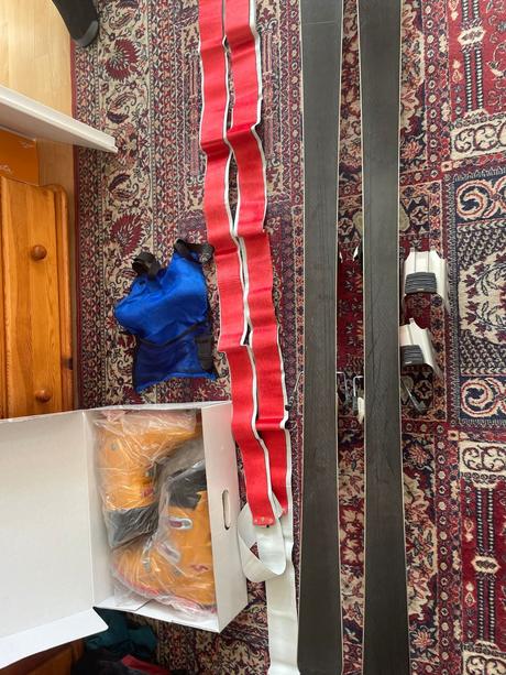 Lyže fischer x-treme 175, lyžiarky nordica, pásy, fischer,170-180 cm