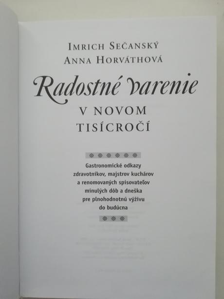 Radostné varenie v novom tisícročí,