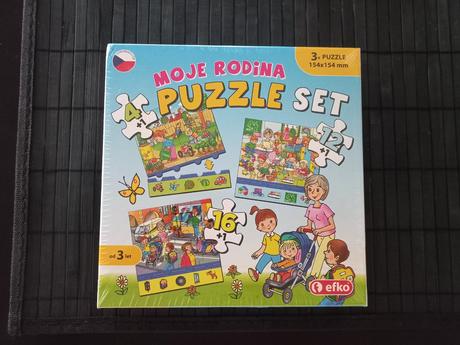 Puzzle efko moja rodina 3v1, 