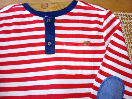 Pekné pásikavé tričko vhodné ako darček, h&m,140