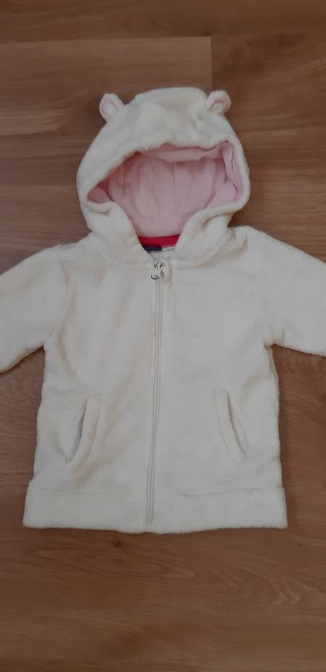 Teplá plyšová mikina 86/92, lupilu,86