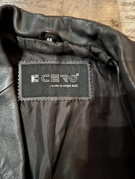 Kožený kabát, s