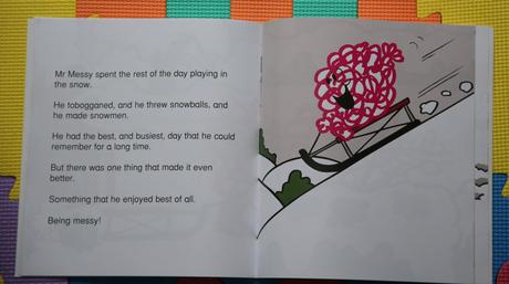 Mr messy messing about in the snow - p,