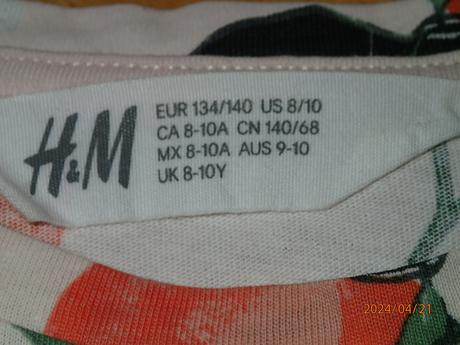 Tričko hm, h&m,134