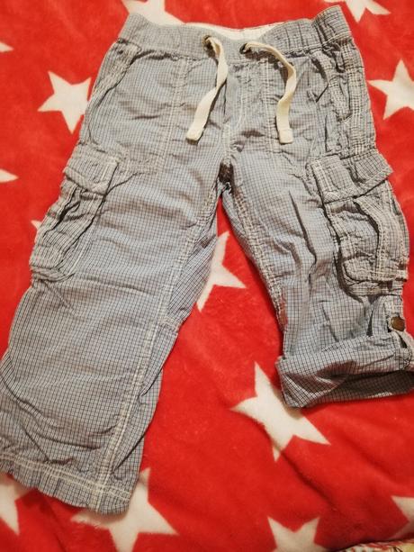 Praktické nohavice hm 2v1 98 a 122, h&m,98