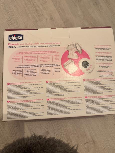 Chicco odsávačka materského mlieka elektrická sing,