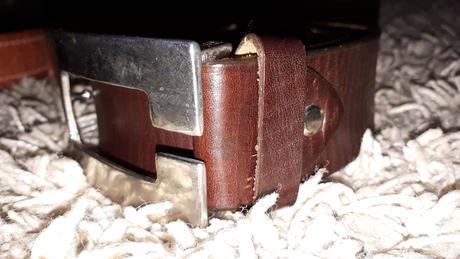 Kožený opasok m/l    80 - 95 cm, 