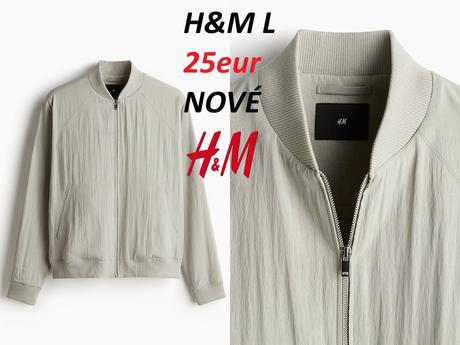Bombéra, bombérka sivobéžová, h&m,l