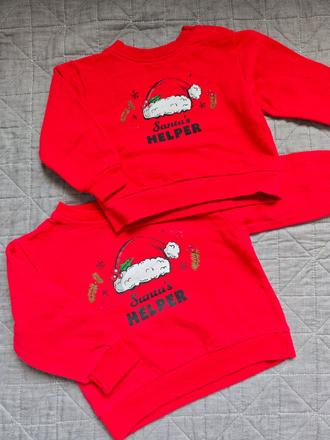 Vianočná mikina, fox & bunny,80