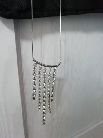 Náhrdelník vysiaci štras, 