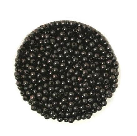 Perličky plastové čierne 8 mm, 