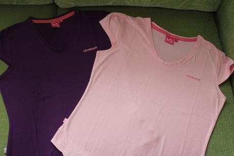 2 tričká s/m, l.a. gear,s