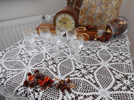 Poháriky likérové na stopke 6 kusov, 