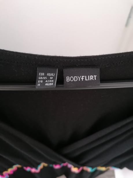 Šaty s farebným pásom, bonprix,m