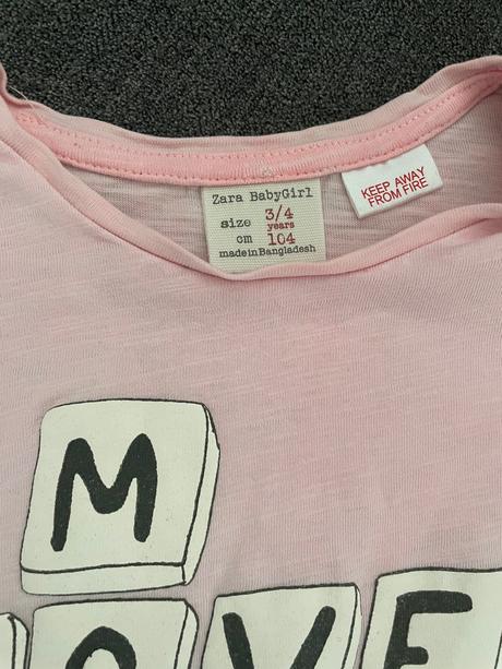 Tričko zara, zara,104
