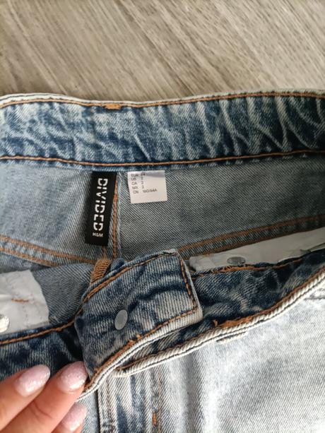 Riflové kraťasy, h&m,34