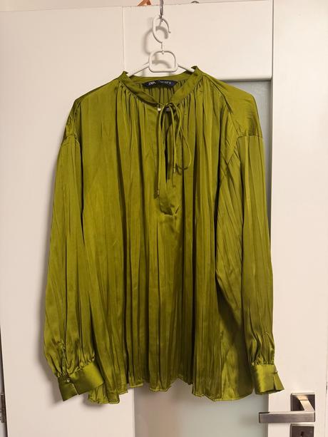 Limetková bluzka zara, zara,l