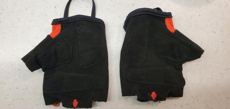 Kratke detske cyklisticke rukavice, decathlon,116