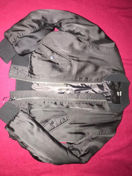 Sivá bomber bunda, h&m,s