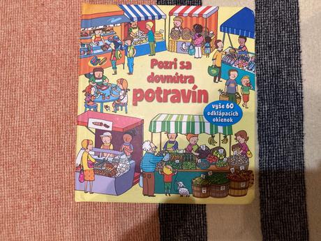 Kniha s okienkami pozri sa dovnútra potravín, 