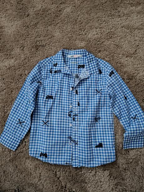 Chlapčenská košeľa 110, cena s dopravou, h&m,110