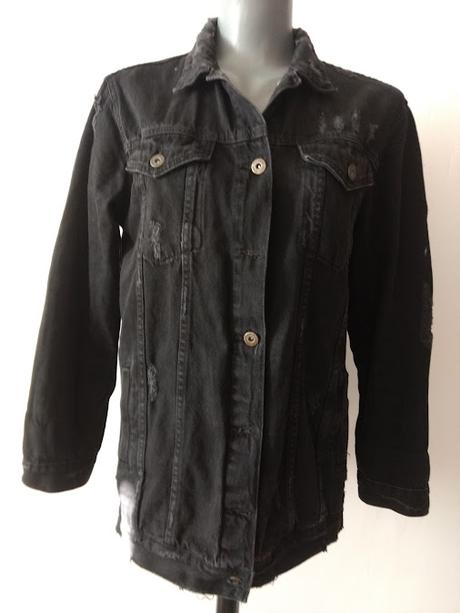 Riflová bunda, pull&bear,s