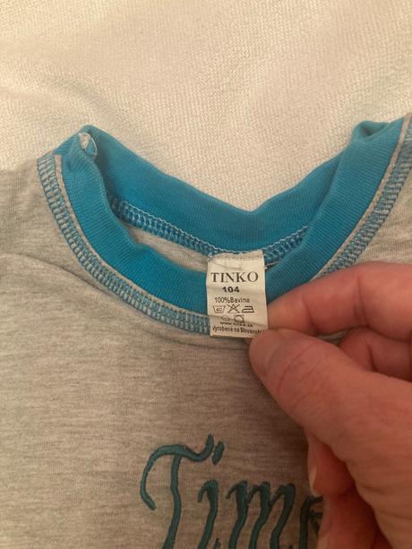 Pyžamko pre timka, tinko,104