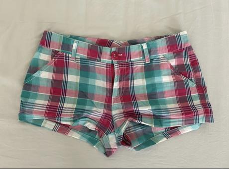 Kockované kraťasy/šortky, benetton,xs