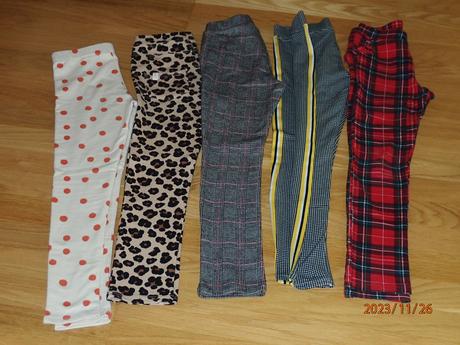 Teplé legíny hm, h&m,140