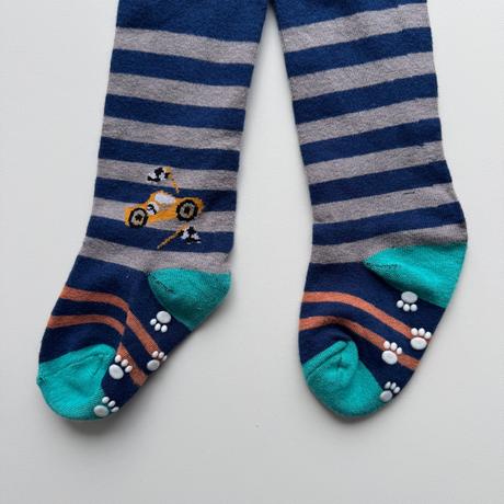 Chlapčenské protišmykové pančuchy s autíčkom, 56 - 86
