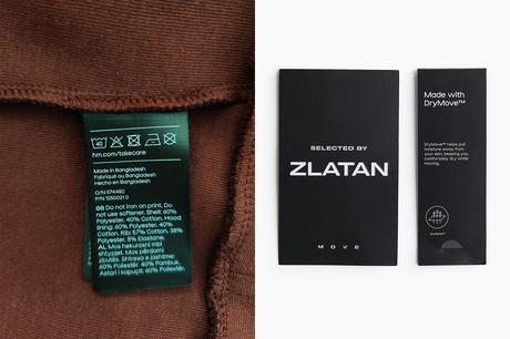 Mikina zlatan ibrahimovič hrdzavočervená, h&m,l / xxl