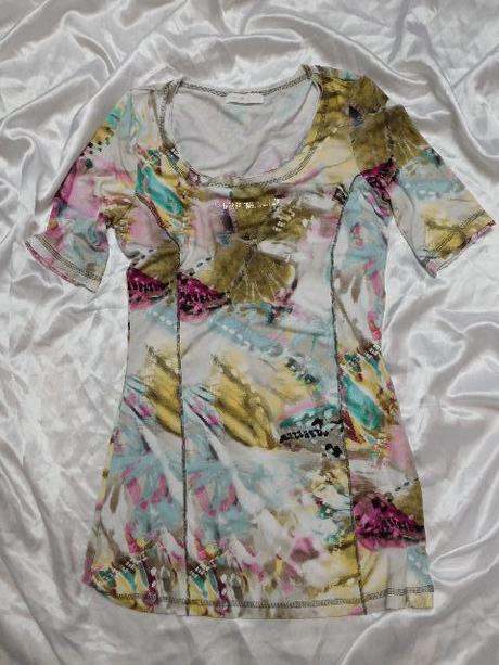 Luxusna upletova tunika/predlzeno tričko, 36