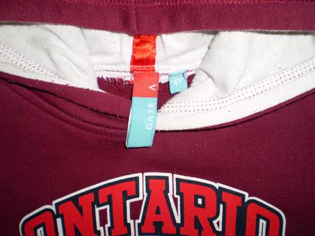 Bordová mikina na 6r., gate,116