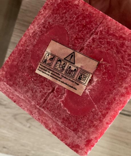 2ks prírodná palmová sviečka cena spolu, 