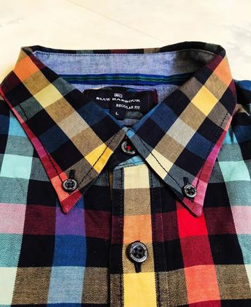 Kockovaná košeľa l/xl, marks & spencer,xl