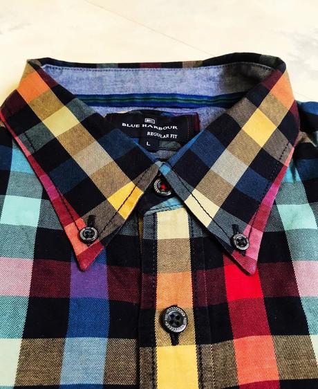 Kockovaná košeľa l/xl, marks & spencer,xl