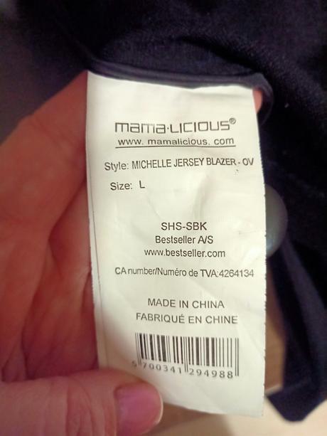 Elastické sako s fakt dlhyyym rukávom, l