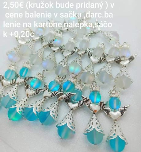 Handmade kľúčenky-anjelikovia na kľúčenku, 