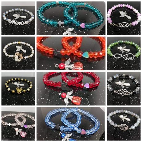 Náramok + anjelik na kľúčenku alebo symple náramok,