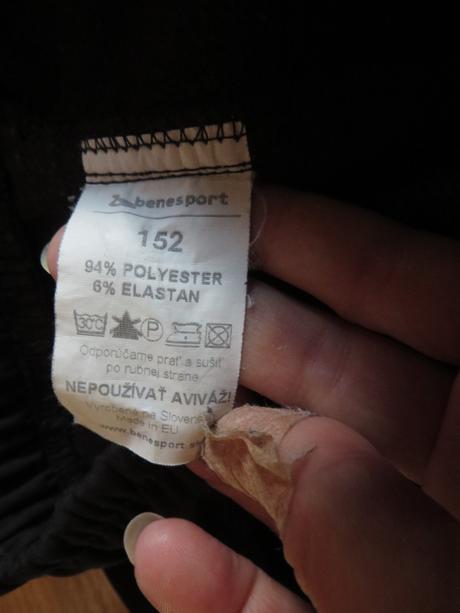 Softhellové nohavice - veľ. 152 - zn. benesport, 152
