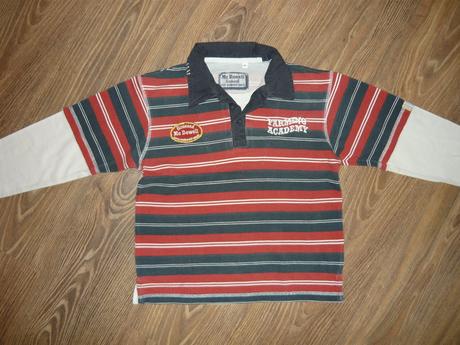 Tričká s dlhým rukávom, polokošela 122/128, 122