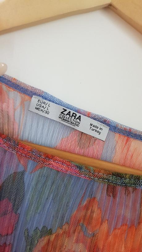 Plisovane tricko, zara,l