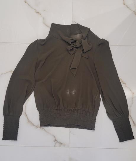 Dámska priehladná blúzka+tielko, s