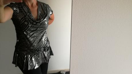 Spoločenská blúzka - tunika, 44