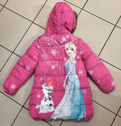 Zimná bunda disney elsa frozen 134 na 8 rokov, disney,134